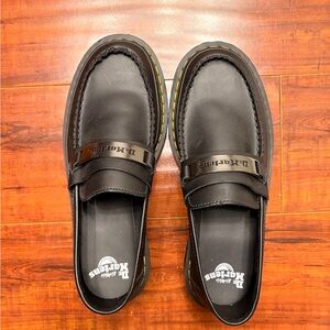 Dr. Martens Black Penny Leather Loafers (Hardly Worn!)